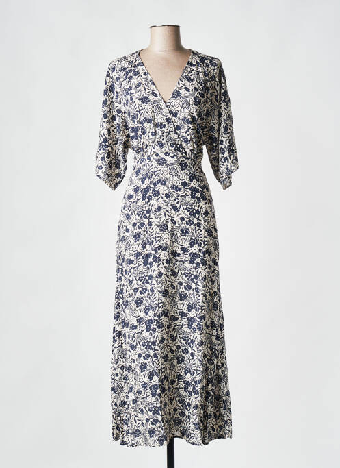 Robe longue bleu C'EST BEAU LA VIE pour femme