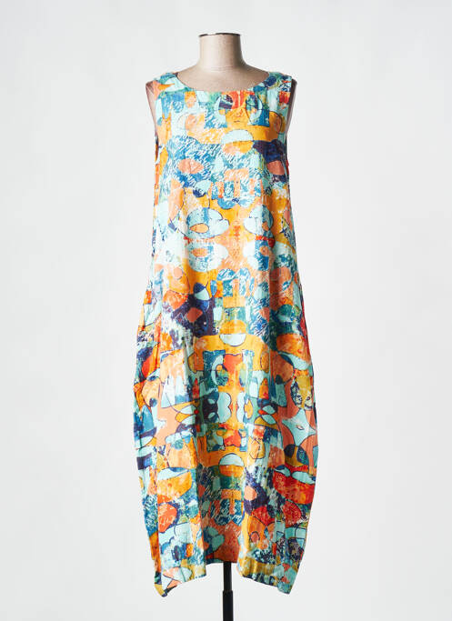 Robe longue bleu ORIENTIQUE NATURALLY pour femme