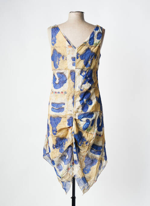 Robe mi-longue bleu AVENTURES DES TOILES pour femme