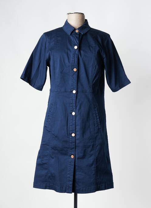 Robe mi-longue bleu CREAM pour femme