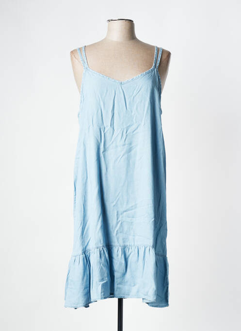 Robe mi-longue bleu VERO MODA pour femme