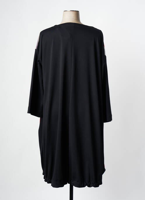 Robe mi-longue noir FRANCK ANNA pour femme