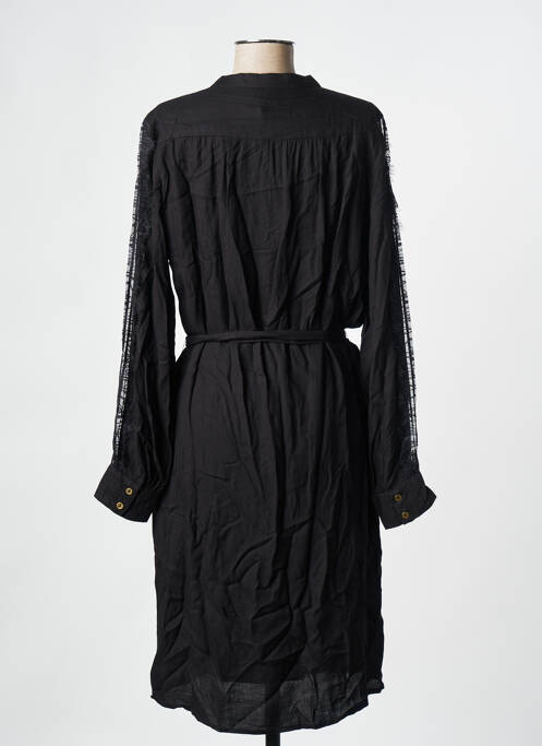 Robe mi-longue noir FREEMAN T.PORTER pour femme
