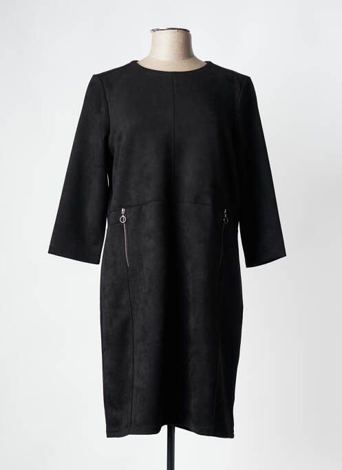 Robe mi-longue noir STREET ONE pour femme