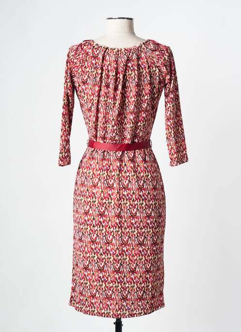 Robe mi-longue rouge JULIE GUERLANDE pour femme