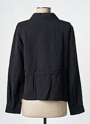 Chemisier tissage crêpe manches longues noir STREET ONE femme