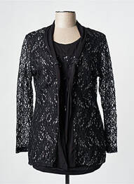 Top coupe cintrée manches longues noir GREGORY PAT femme