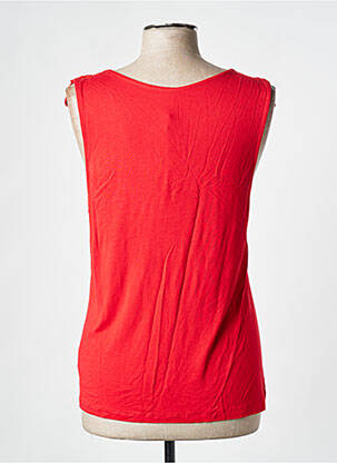 Débardeur coupe cintrée sans manche rouge LEE COOPER femme