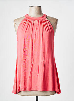Top stretch sans manche rouge MARIA VILLALOBOS femme