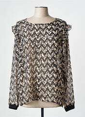Blouse noir GEISHA pour femme seconde vue