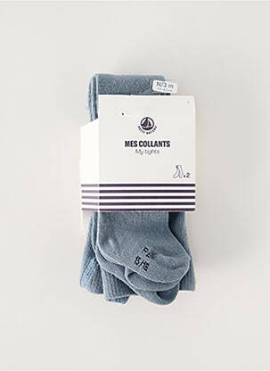 Collants stretch gris PETIT BATEAU fille