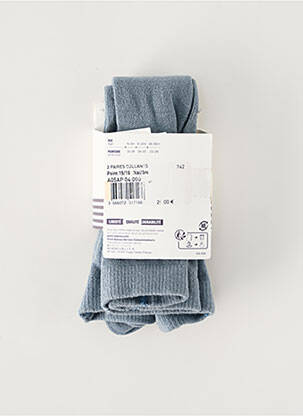 Collants stretch gris PETIT BATEAU fille