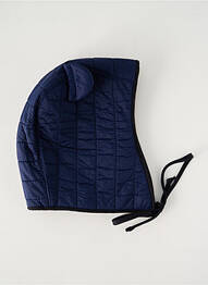 Bonnet doublure bleu MAISON MICHEL femme