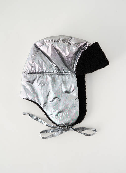 Bonnet argent MAISON MICHEL pour femme