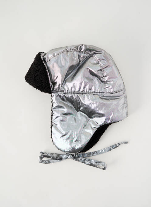 Bonnet argent MAISON MICHEL pour femme