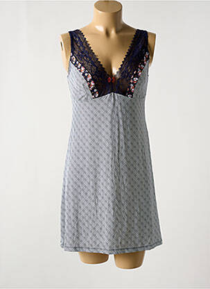 Nuisette/combinette bleu POMM'POIRE pour femme