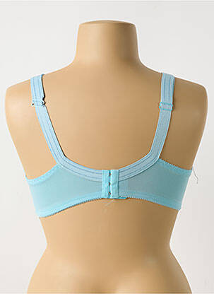 Soutien-gorge effet matière satinée haut soutien-gorge emboitant bleu XIUFEN femme