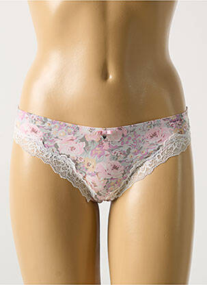String tissage popeline rose SASSA femme