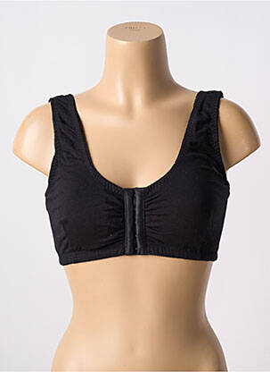 Soutien-gorge sans armature brassieres noir BLANCHEPORTE femme