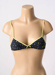 Soutien-gorge sans armature haut soutien-gorge moulé noir STEFFY femme