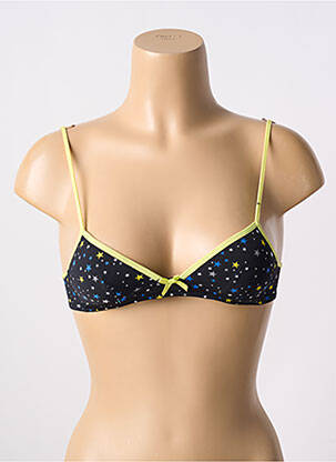 Soutien-gorge sans armature haut soutien-gorge moulé noir STEFFY femme