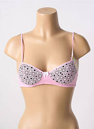 Soutien-gorge haut soutien-gorge moulé haut soutien-gorge moulé rose INTIMEA femme