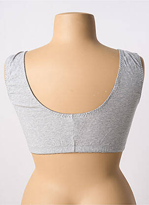 Soutien-gorge sans armature brassieres gris BLANCHEPORTE femme