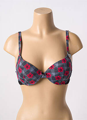 Soutien-gorge avec armature haut soutien gorge push up air gris SASSA femme