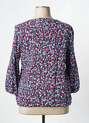 Blouse tissage popeline manches 3/4 noir RABE femme