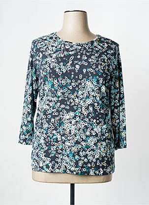 T-shirt manches 3/4 manches 3/4 bleu RABE femme