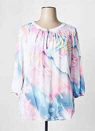 Blouse imprimé fleurs manches 3/4 rose RABE femme