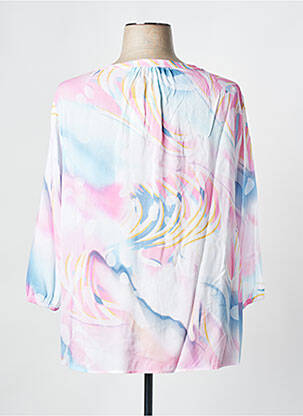 Blouse imprimé fleurs manches 3/4 rose RABE femme