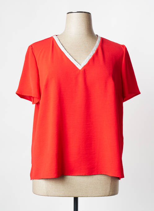 Blouse rouge TINTA STYLE pour femme