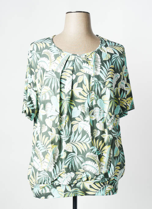 T-shirt vert FRANK WALDER pour femme