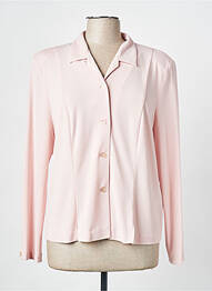 Chemisier coupe cintrée manches longues rose FRANCE RIVOIRE femme