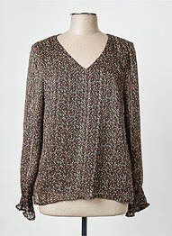 Blouse manches longues manches longues noir SIGNE NATURE femme