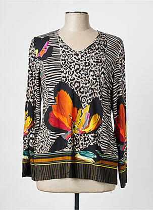T-shirt manches longues manches longues noir MERI & ESCA femme