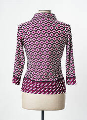Polo violet CHRISTINE LAURE pour femme seconde vue