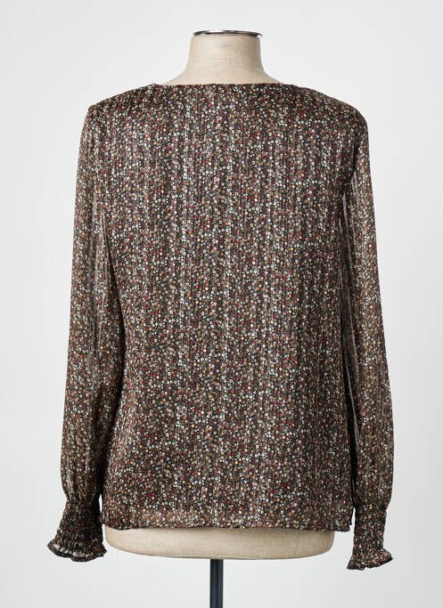 Blouse manches longues manches longues noir SIGNE NATURE femme