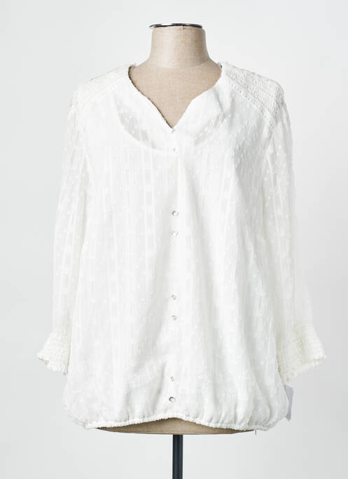 Blouse blanc CHRISTINE LAURE pour femme