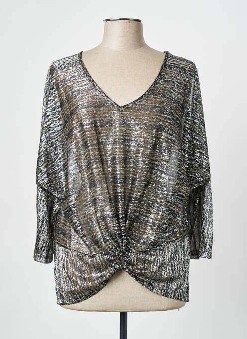 Blouse argent CHRISTINE LAURE pour femme