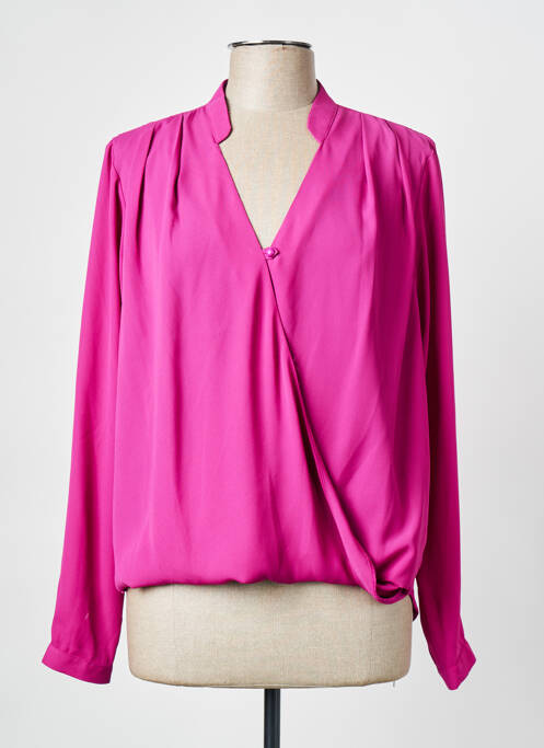 Blouse rose MISS TIC pour femme