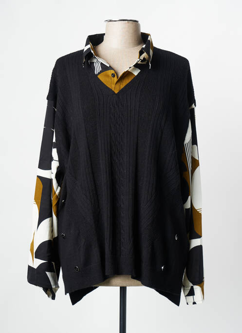 Pull noir CHRISTINE LAURE pour femme