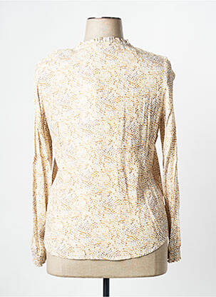 Blouse manches longues manches longues beige SIGNE NATURE femme