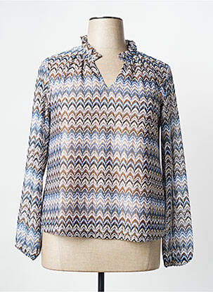 Blouse légère et transparente manches longues beige CREAM femme