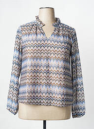 Blouse légère et transparente manches longues beige CREAM femme