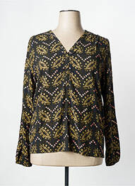 Blouse imprimé fantaisie manches longues vert SIGNE NATURE femme