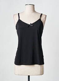 Top stretch fines bretelles noir CREME femme