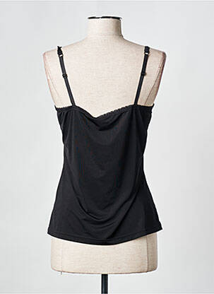 Top stretch fines bretelles noir CREME femme