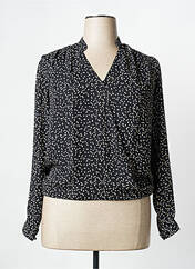 Blouse noir MISS TIC pour femme seconde vue
